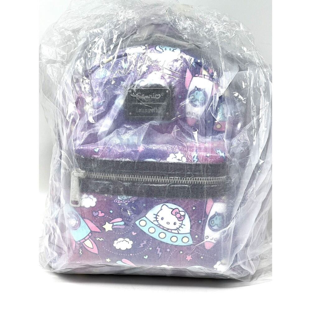 Loungefly Hello Kitty Mini Backpack Rocket Outer Space Spaceship Cosmic Bag